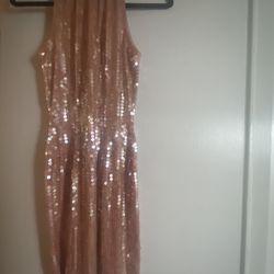 Pink Sequin Dress