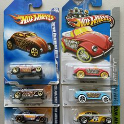 Hot Wheels “Volkswagen Beetle’s” - New in Blister Packs! 