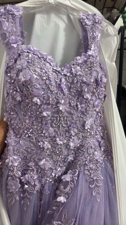 Lilac Quinceanera dress