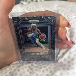 23 Panini Prizm Monopoly Black Icon Shai Gilgeous-Alexander #62 Thunder NBA Card