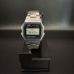 Casio Retro Digital Watch – Stainless Steel, Works Great!