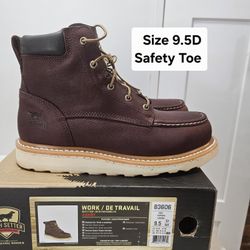 Red Wings Irish Setter Safety Toe Work Boots Size 9.5 