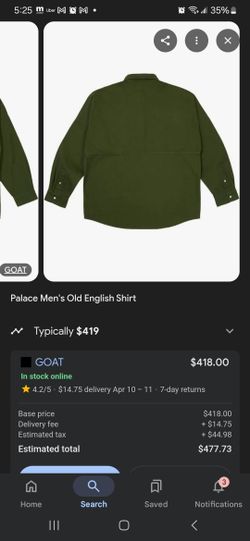 Palace Old English Shirt