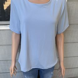 Women’s Plus Size Blue Top Size 3X