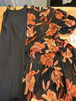Kohls Floral Dress Size 14 New 