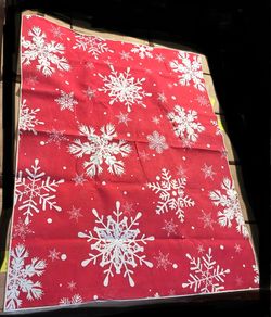 BOGO 1/2 off…Red Snowflakes rug (read details)