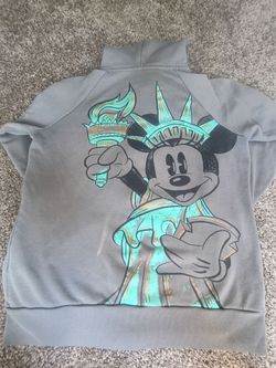 Mickey Mouse Statue of Liberty Zip-Up Sweatshirt