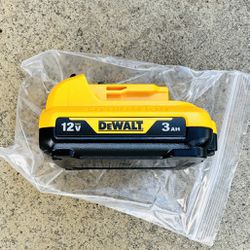 New DeWalt 12v 3Ah Battery