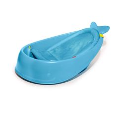Moby Baby Bath Tub, 3 Stage Smart Sling Tub- Blue