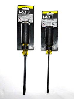 Klein 1/4" Cabinet-Tip & 5/16" Keystone Screwdrivers
