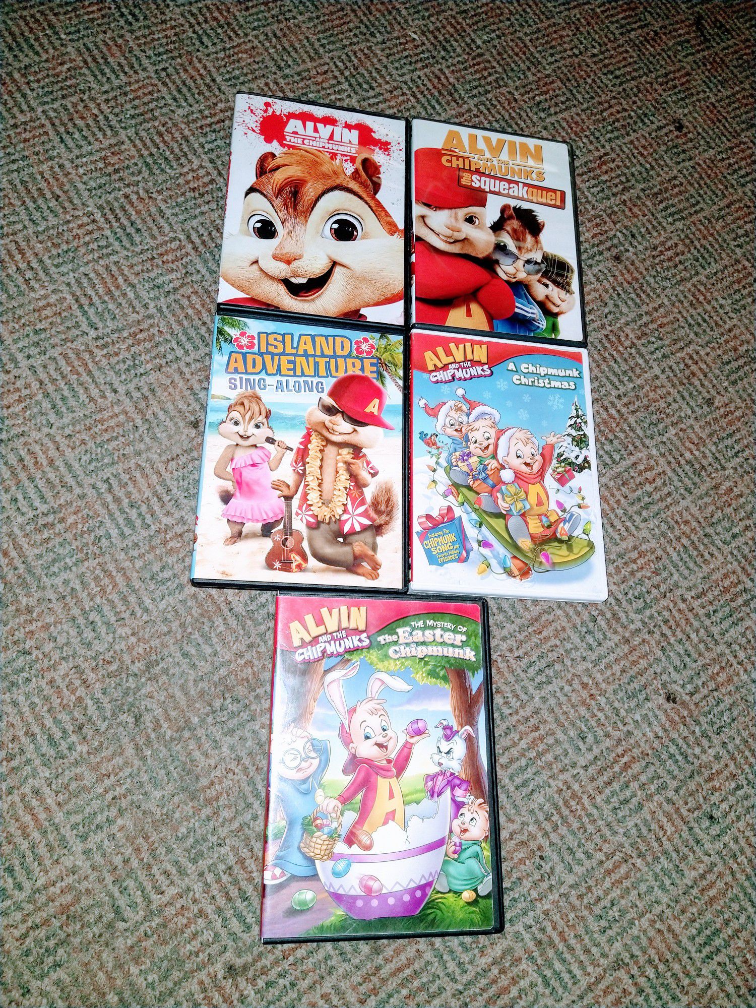 Alvin and the chipmunks dvd lot