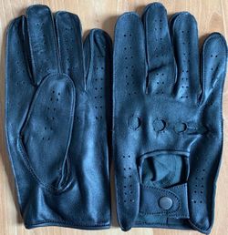 New : color driving leather gloves