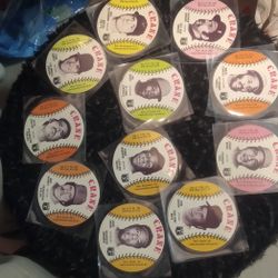 Vintage (1976)  Cranes  Baseball Disc\Cards Of Hall Of Famers 