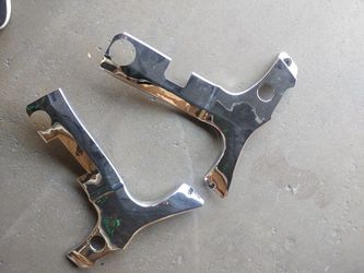 Mutazu Chrome Frame Covers ABS Plastic for Suzuki Hayabusa GSXR 1300