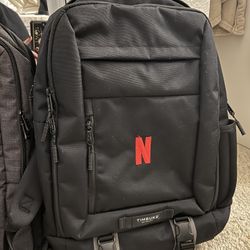 Timbuk2 Authority Laptop Backpack - Eco Black Deluxe | NETFLIX Branded