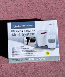 Bunker Hill Security 62447 Wireless Driveway Motion Alert System 400FT Range