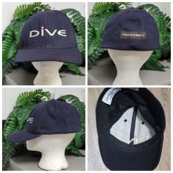 Vtg DIVE Gear USA Scuba Diving Fitted Hat