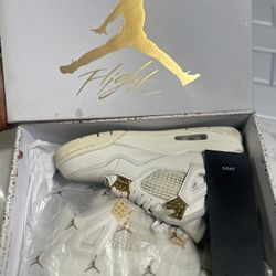 Air Jordan 4 Retro "Metallic Gold"