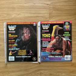 WWF WWE magazine July 1993 & August 1994