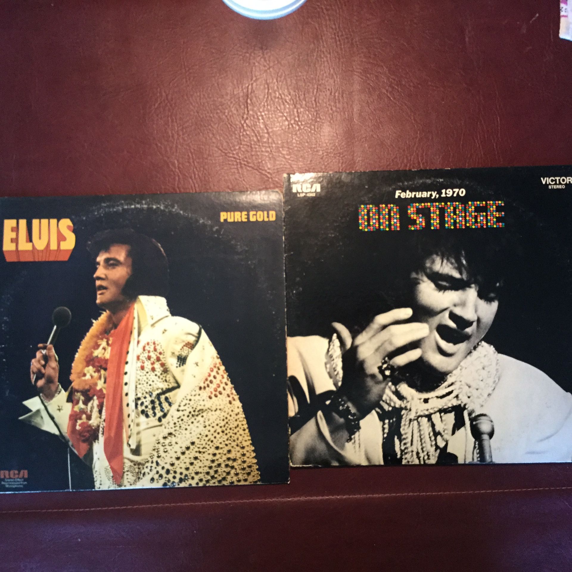 Elvis Presley, vinyl record, album, February 1970 on stage,And, Pure gold