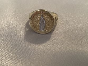 10 Kt Yellow gold and White gold Ring