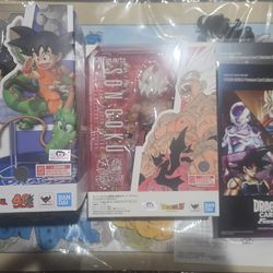 Dragon ball Pop up Event items/Son Goku/Play Mat/ Dragon ball cards binder set