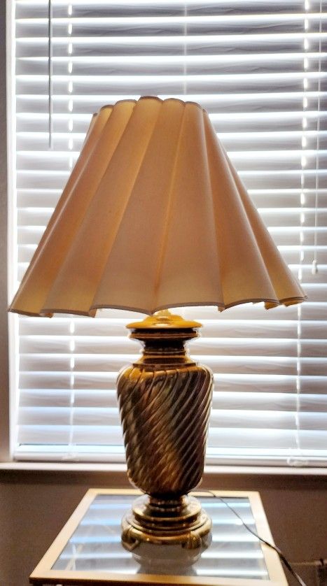 Vintage Brass Table Lamp