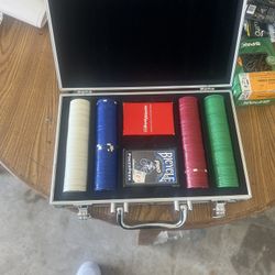Playing Cards And Chips Set