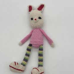 Handmade Crochet Rabbit Stuffed Toy 8’
