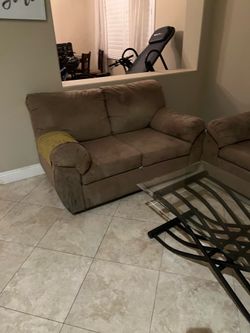 Sofa Couch set with recliner and table