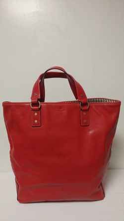 A Lg Beautiful Red Leather Kate Spade Handbag