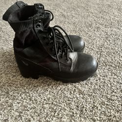 Boys Military Boots