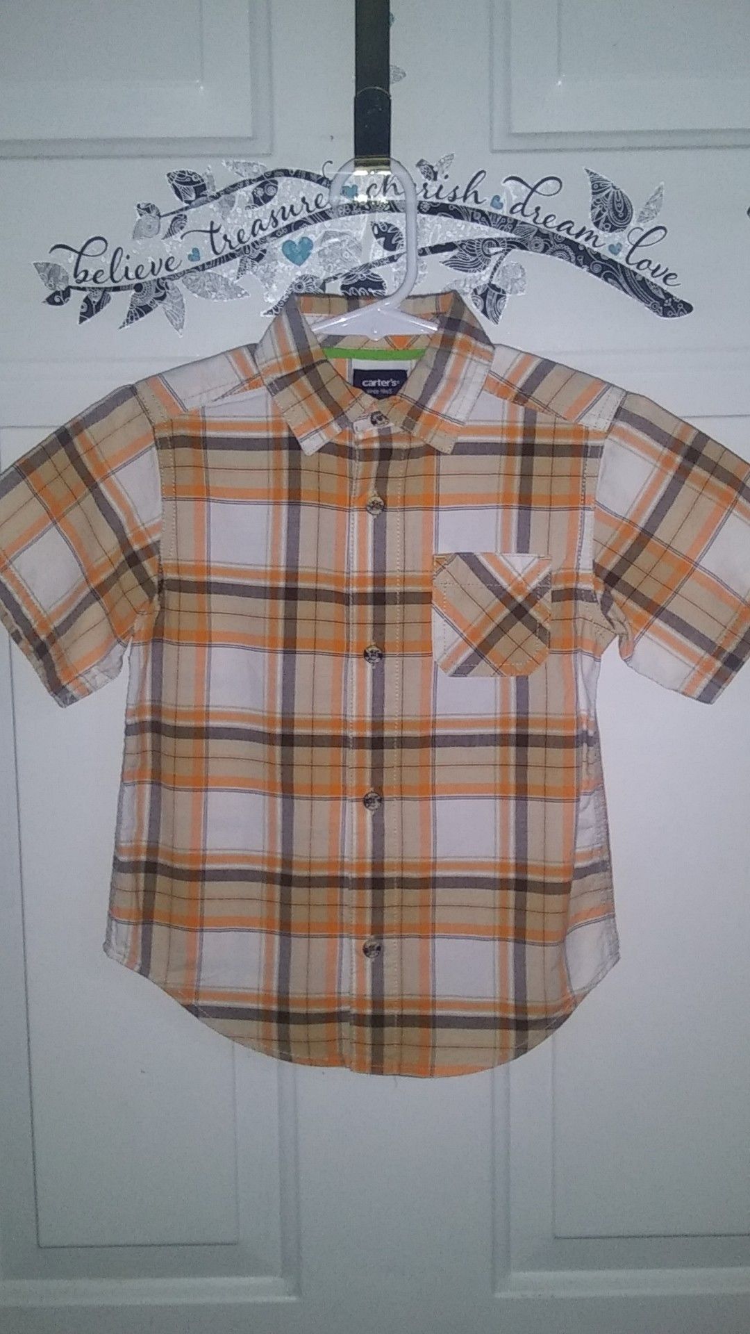 Carter's Boys size 4t Button Up Top