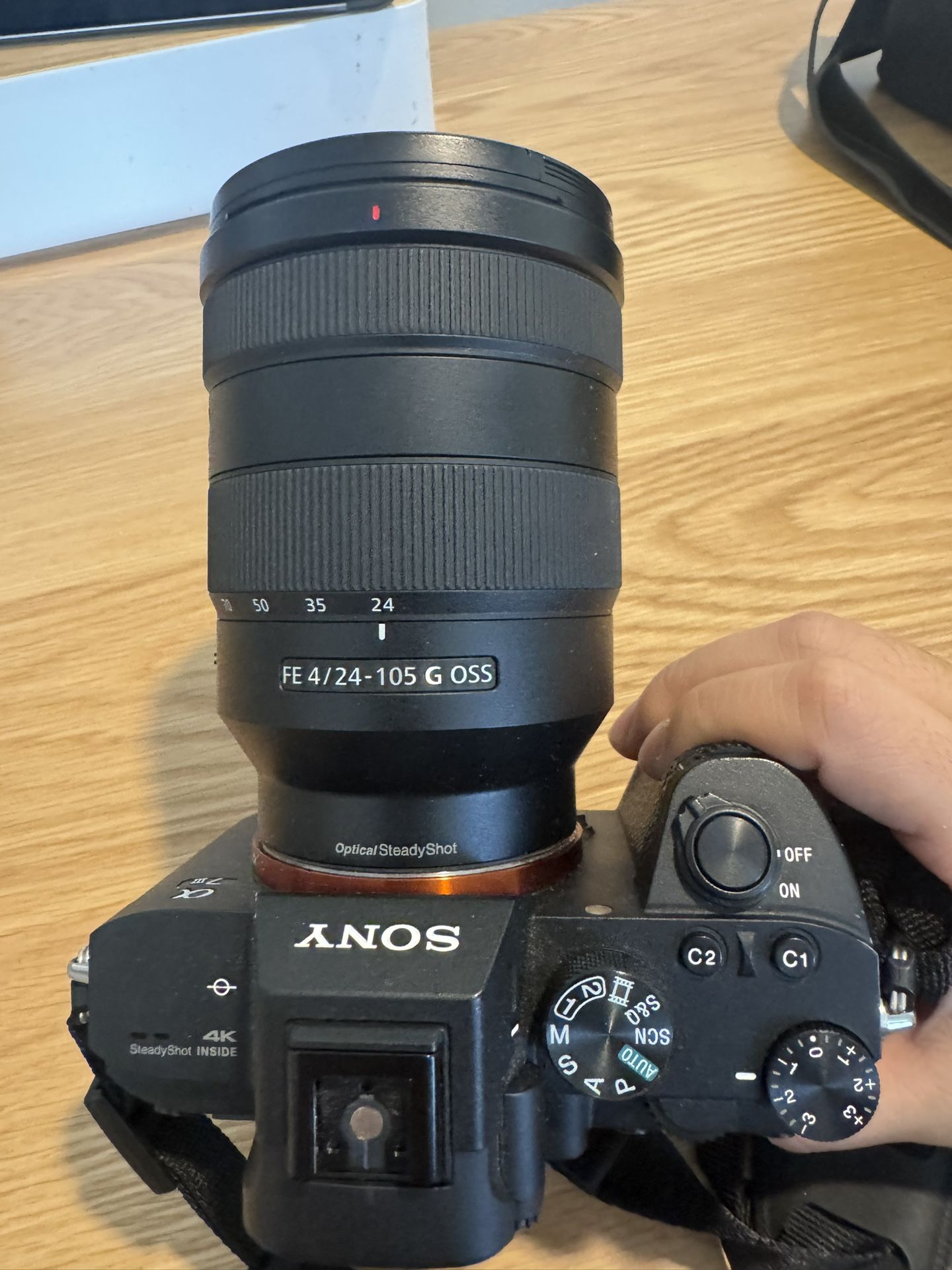 Sony a7iii body + G 24-105MM F/4 G OSS Lens