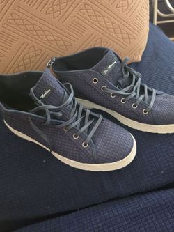Dr. Martens Navy Mid-Top Sneakers