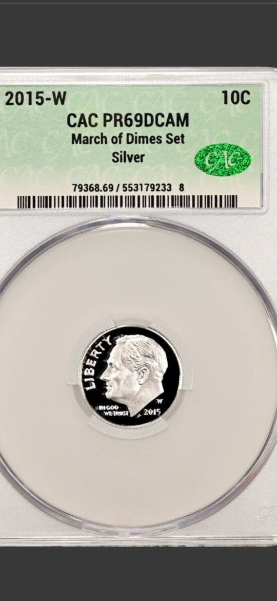 2015 W Proof Dime