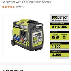 Ryobi Generator