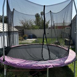 Trampoline With Shade Top