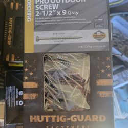 5 Pound Box of 2 1/2" Exterior  Screws