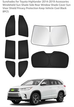 Canvcle - Sunshades for Toyota Highlander