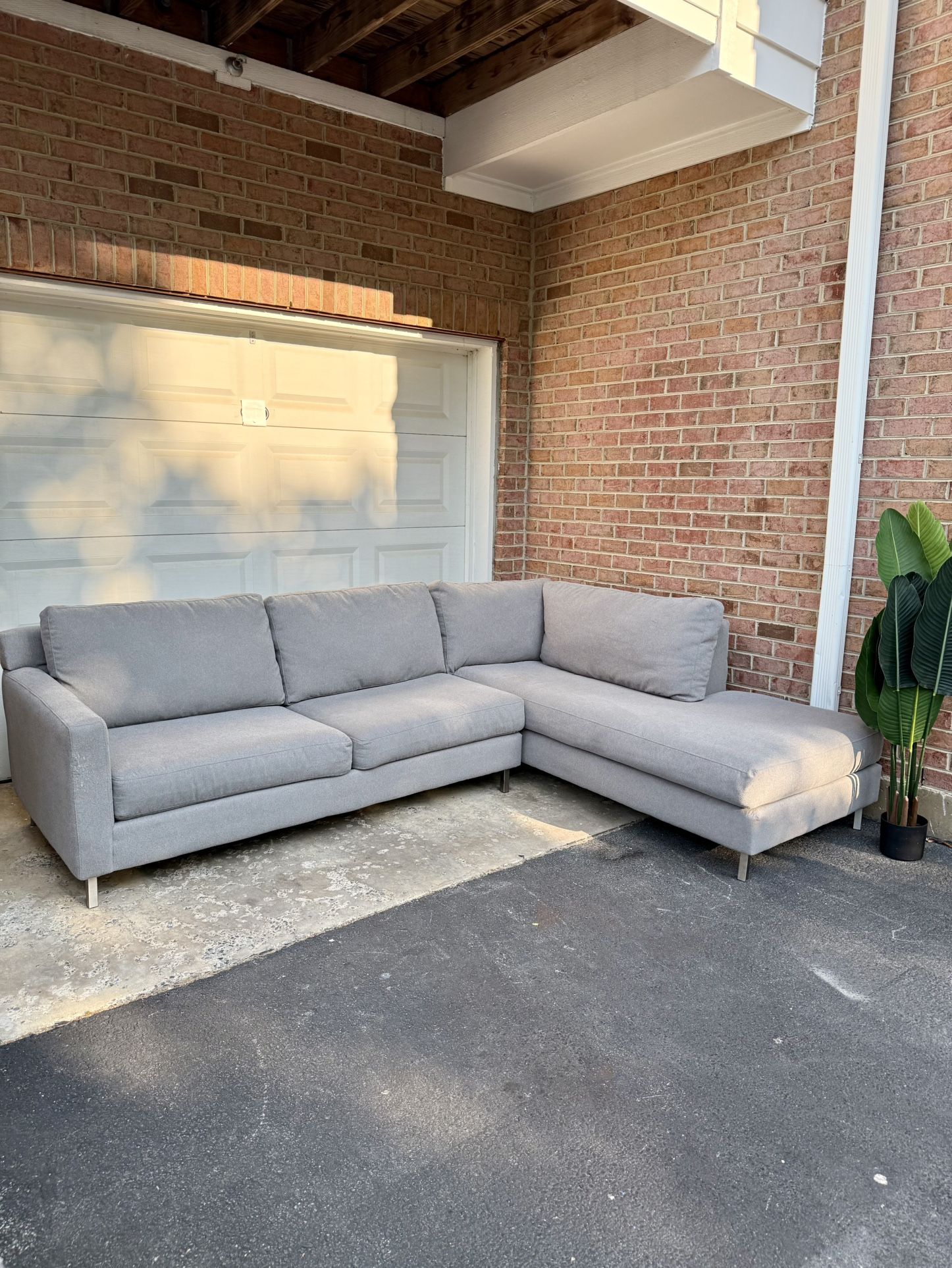 Gray sectional - Wayfair