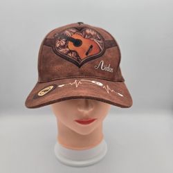 Unbranded Guitar Heart Aiden Adjustable SnapbackHat