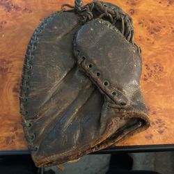 3 Finger Baseball Glove.  Used
