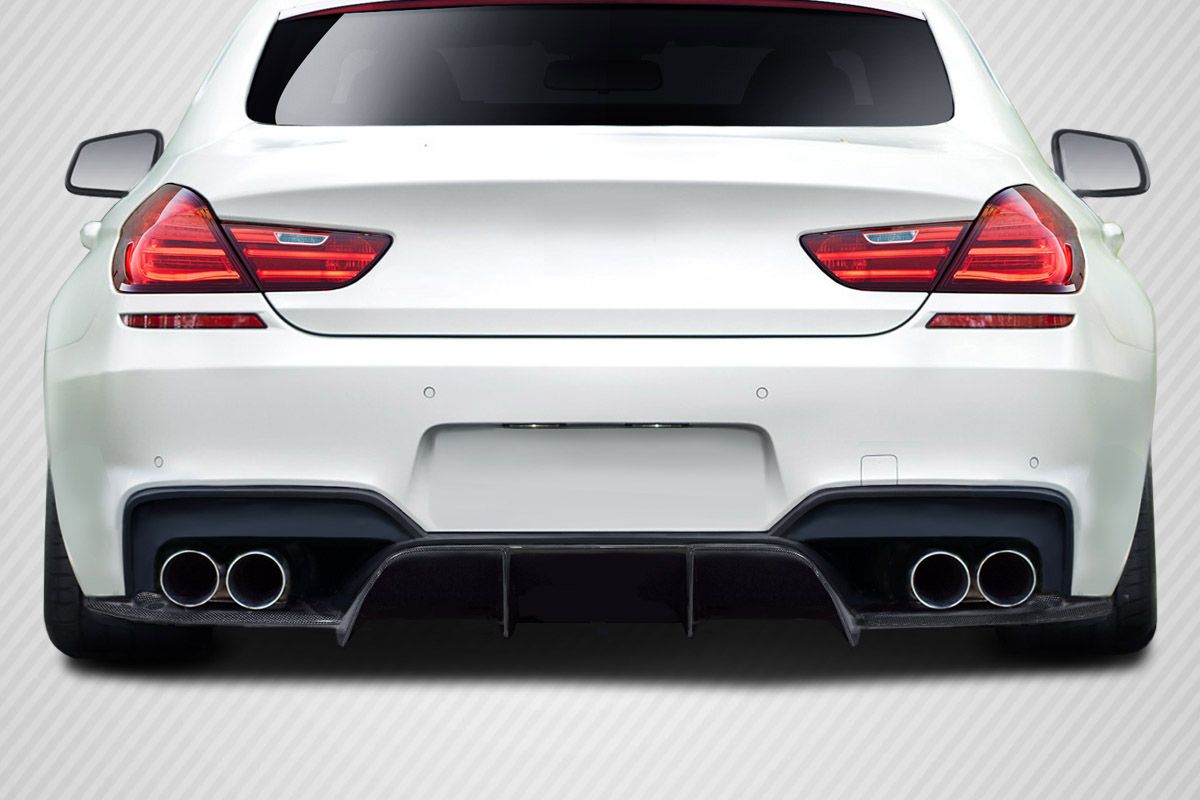 Blemished 2012-2019 BMW M6 F12 Carbon AF-1 Rear Diffuser ( CFP ) - 1 Piece