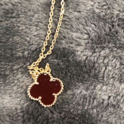 Red Van Cleef Necklace 