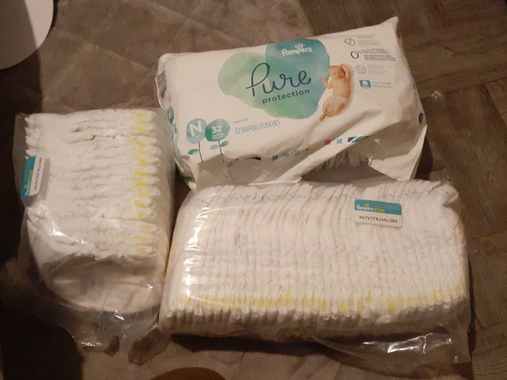 Free New Born Pampers Diapers