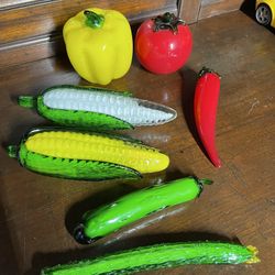 Glass Vegetables 