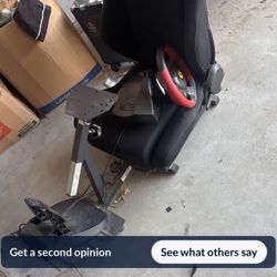 Steering Wheel Game Controller With Seat 