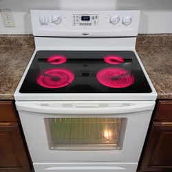 WHIRLPOOL, ELECTRIC STOVE.