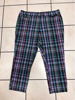 Cute woman’s plaid pants size 16 / XL
